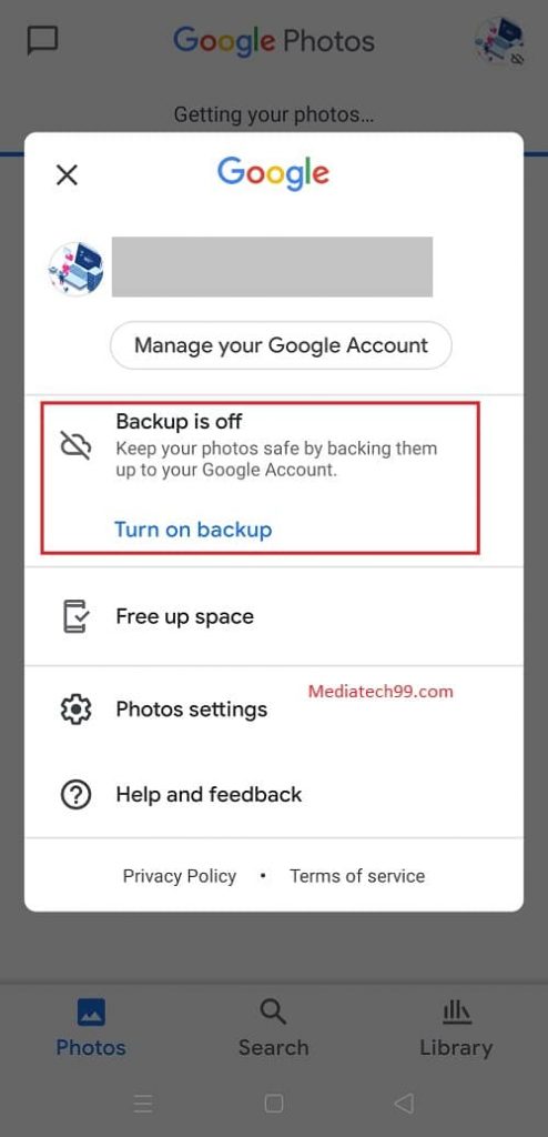 Backup your Photos and Videos - Google Photos